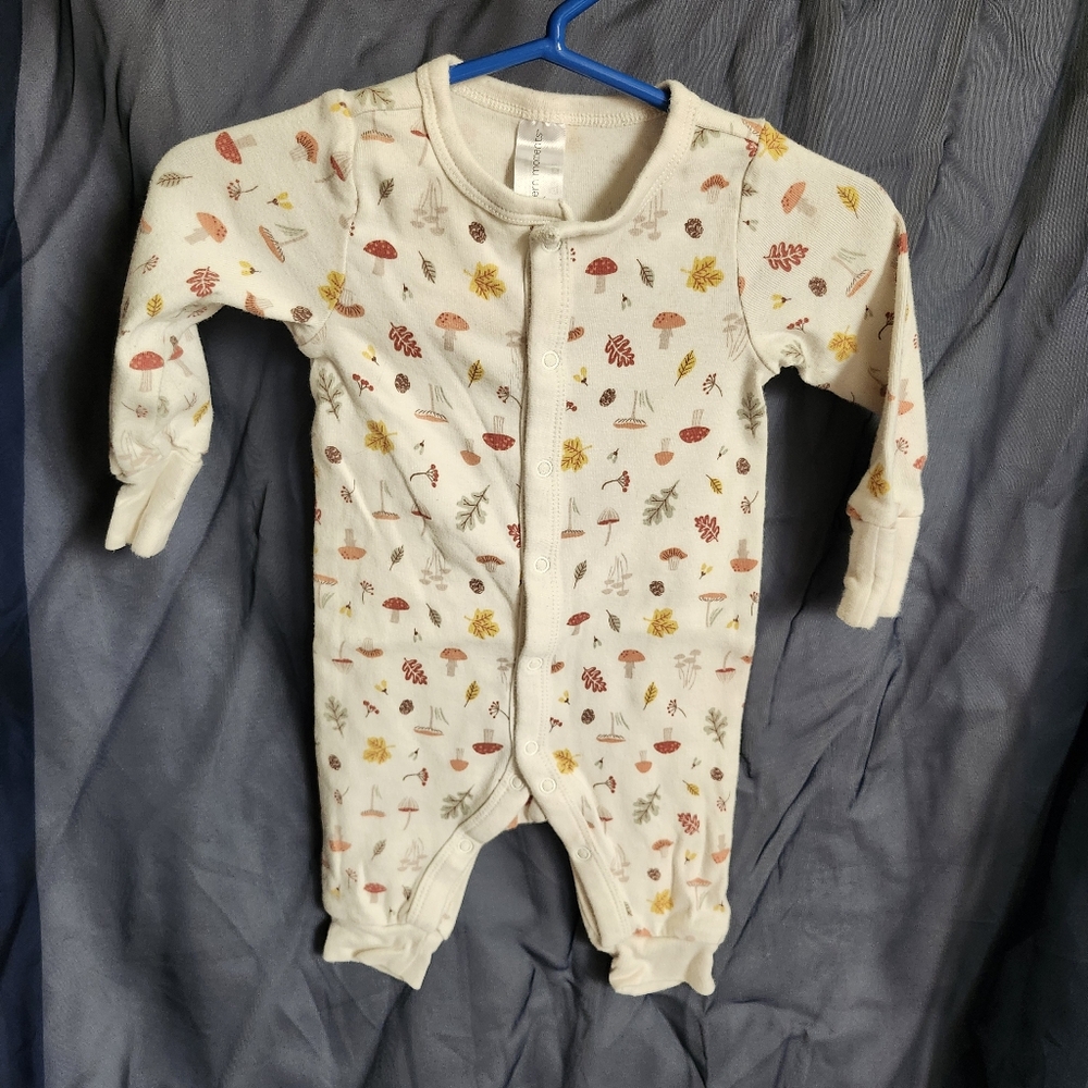 Gerber Cream One Piece with Multicolor Nature Print